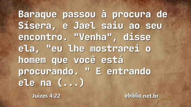 Juízes 4:22