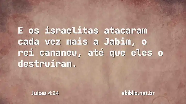 Juízes 4:24