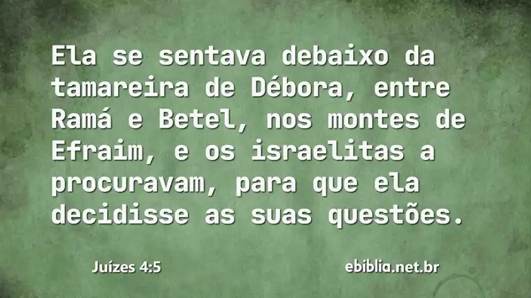 Juízes 4:5