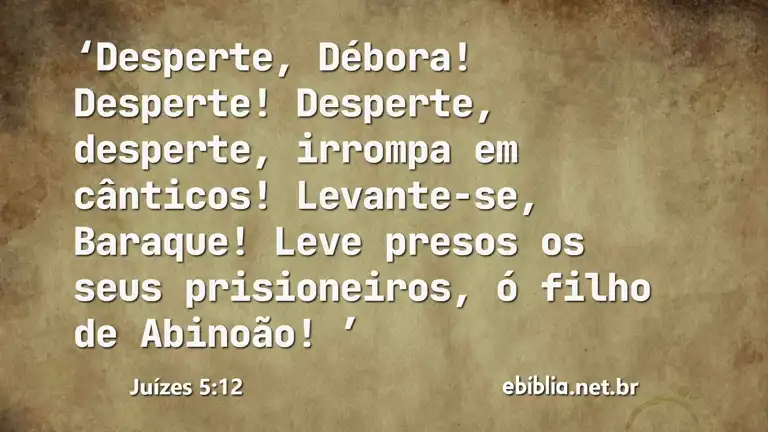 Juízes 5:12