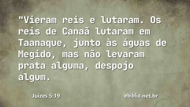 Juízes 5:19