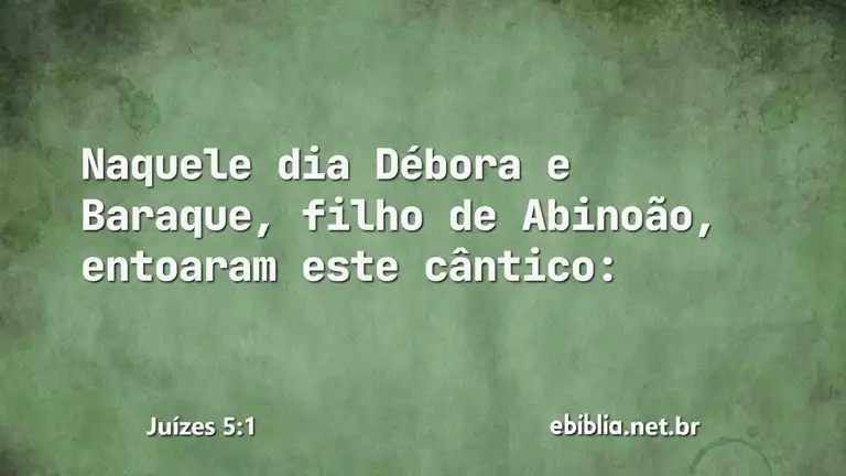 Juízes 5:1