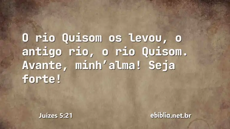 Juízes 5:21