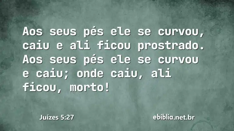 Juízes 5:27