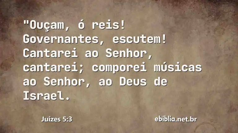 Juízes 5:3