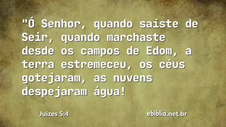 Juízes 5:4