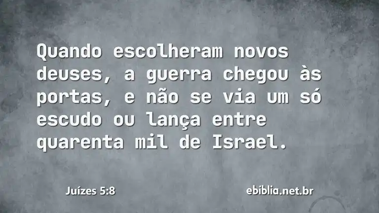 Juízes 5:8