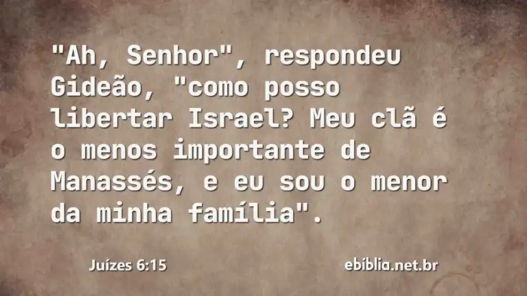 Juízes 6:15