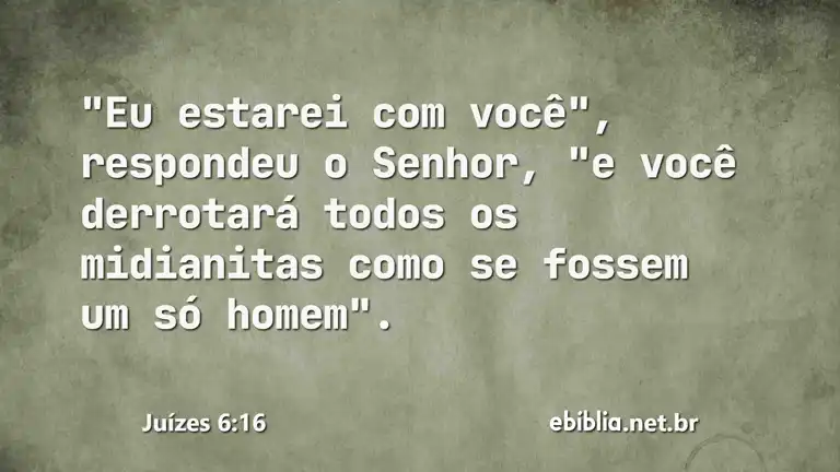 Juízes 6:16