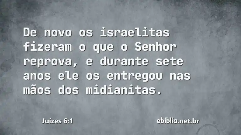 Juízes 6:1