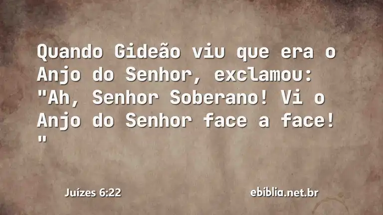 Juízes 6:22