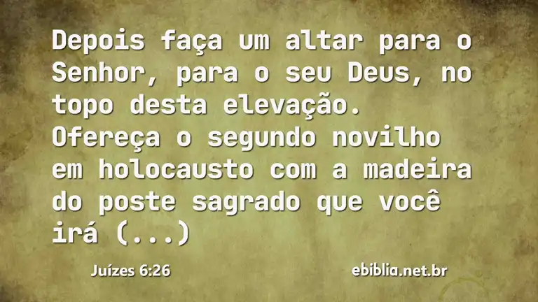 Juízes 6:26