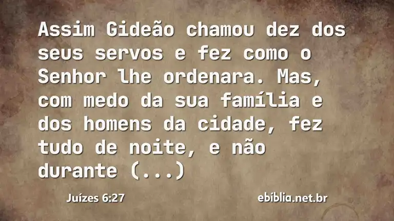 Juízes 6:27