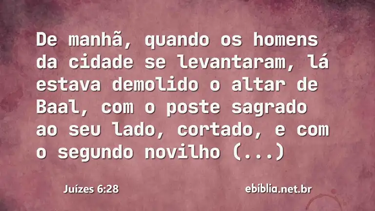 Juízes 6:28