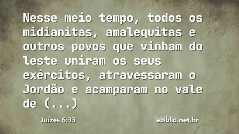 Juízes 6:33