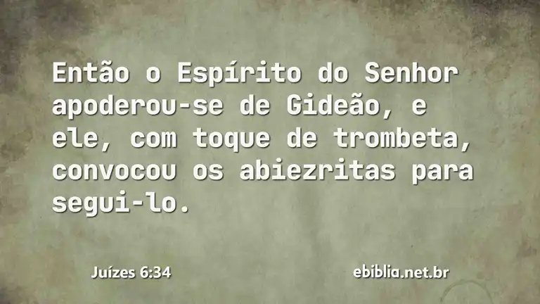 Juízes 6:34