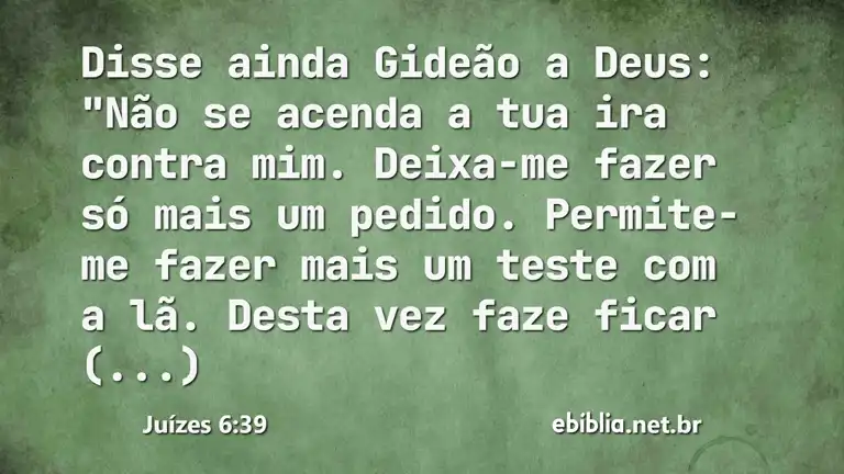 Juízes 6:39