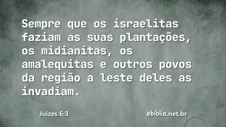 Juízes 6:3