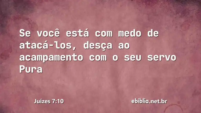 Juízes 7:10