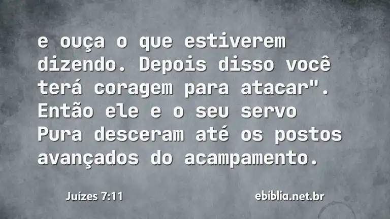 Juízes 7:11