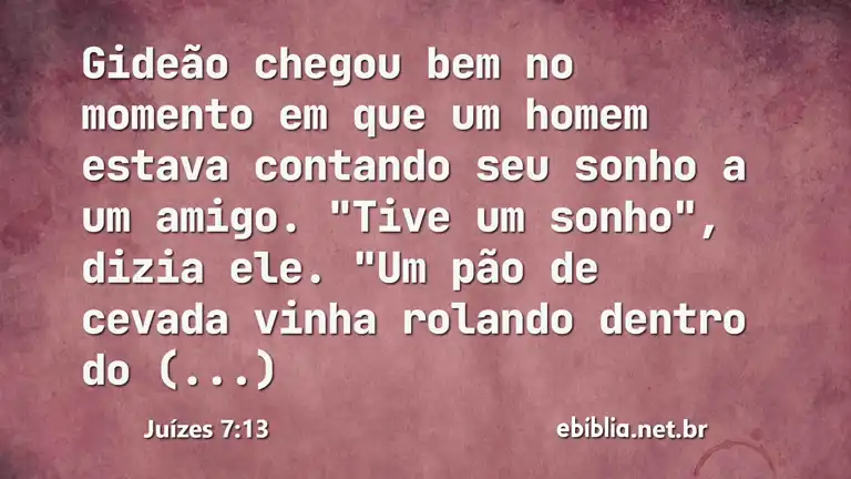 Juízes 7:13