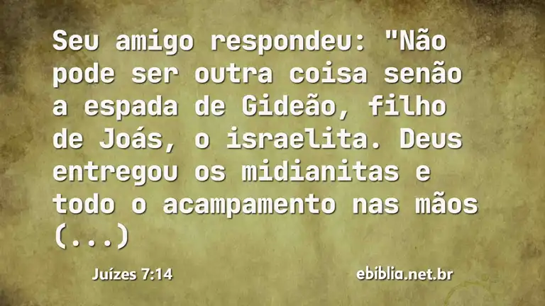 Juízes 7:14