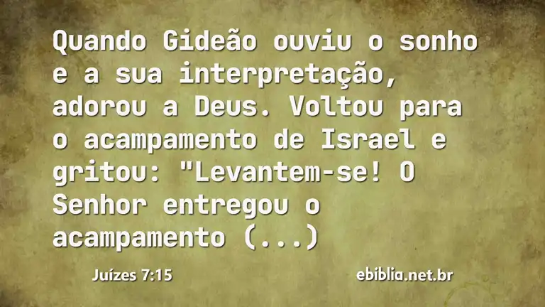 Juízes 7:15