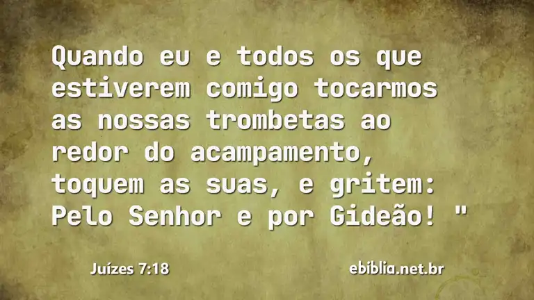 Juízes 7:18