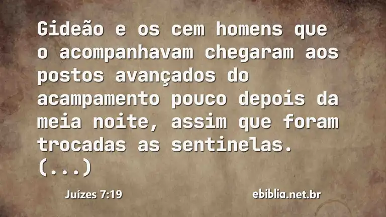 Juízes 7:19