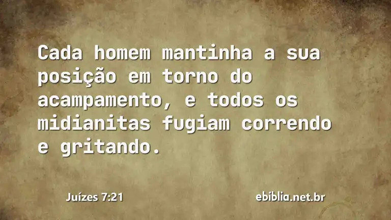 Juízes 7:21