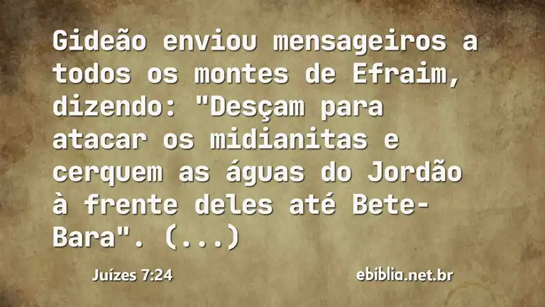 Juízes 7:24