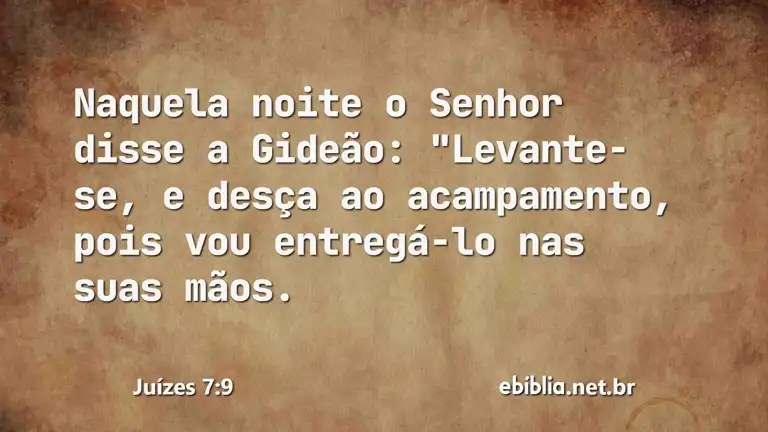 Juízes 7:9