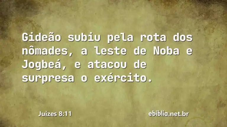 Juízes 8:11