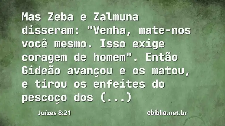 Juízes 8:21