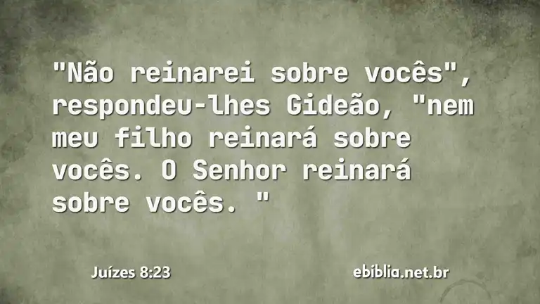 Juízes 8:23