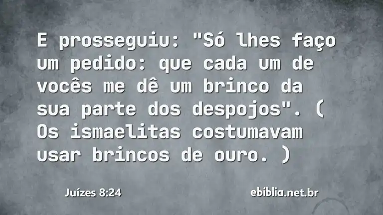 Juízes 8:24