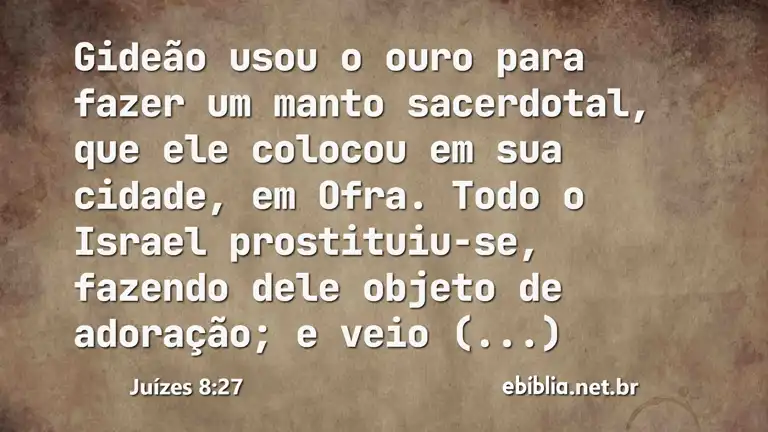 Juízes 8:27