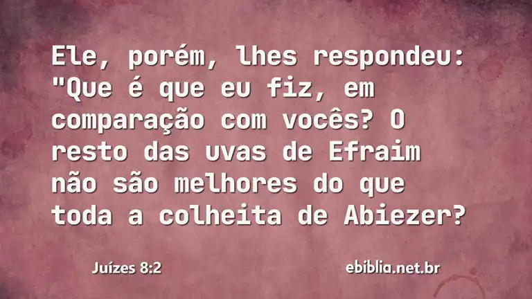 Juízes 8:2