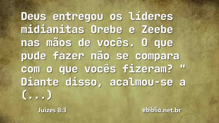 Juízes 8:3