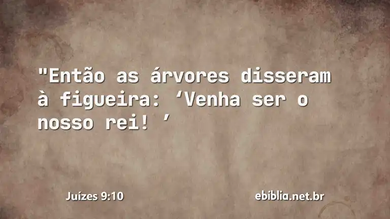 Juízes 9:10