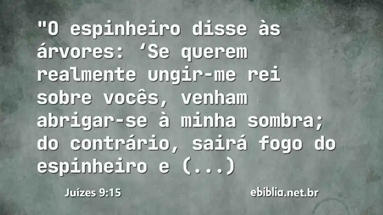 Juízes 9:15