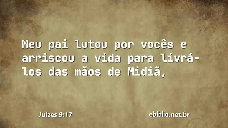 Juízes 9:17