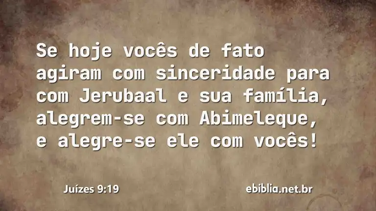 Juízes 9:19