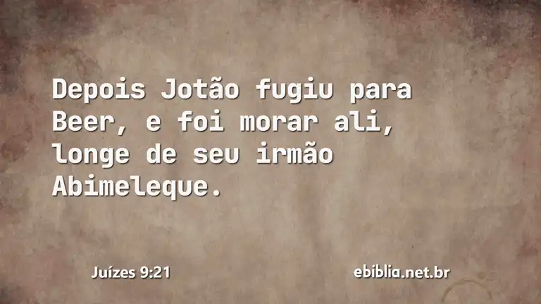 Juízes 9:21