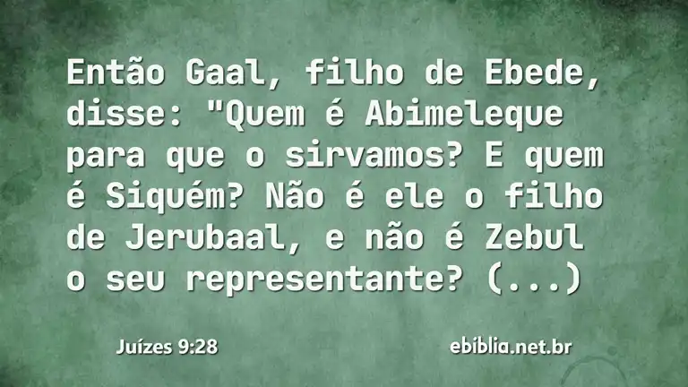 Juízes 9:28