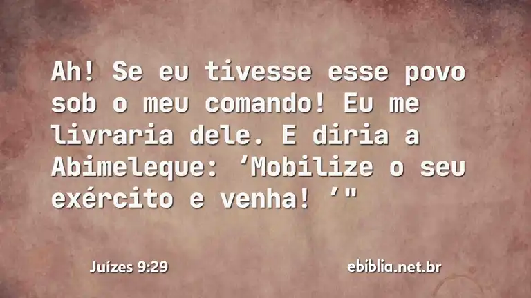 Juízes 9:29