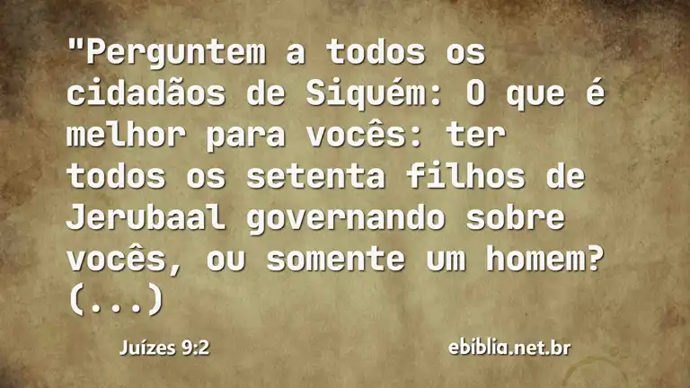 Juízes 9:2