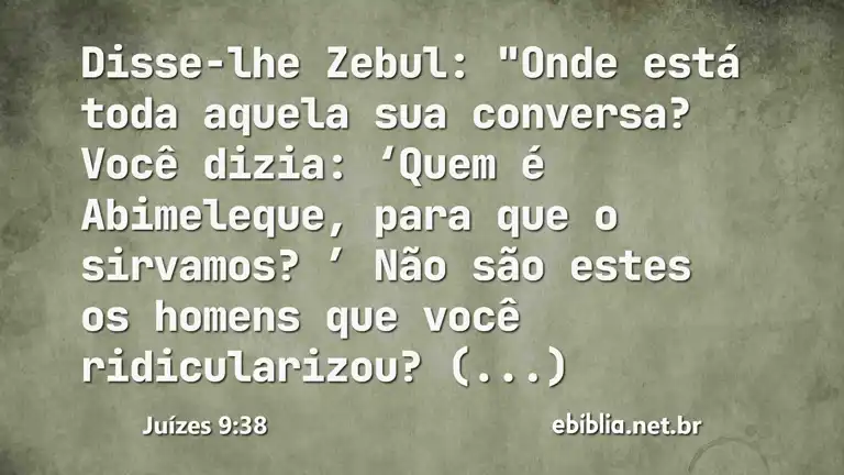 Juízes 9:38