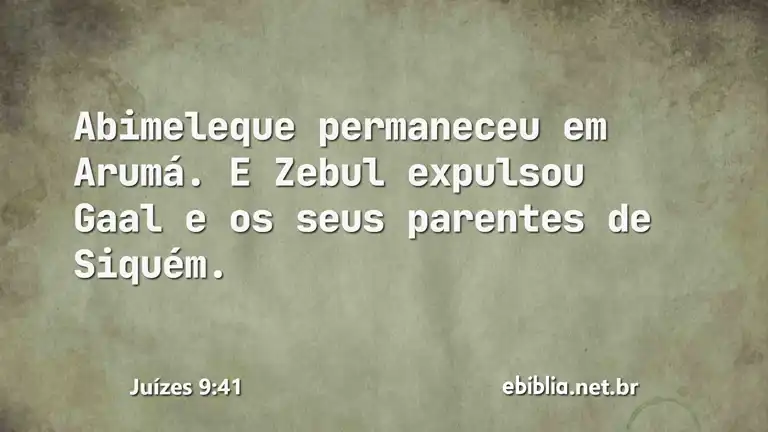 Juízes 9:41