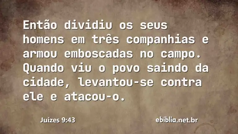 Juízes 9:43